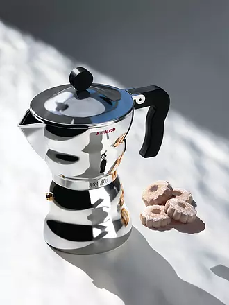 ALESSI | Espressomaschine Moka-Alessi  - Aluminium / 3 Tassen | 